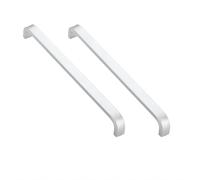 Qrity 10x Tiradores de barra de Aluminio, Cajón De Armario Armario Manillas Tiradores Puerta (164MM)