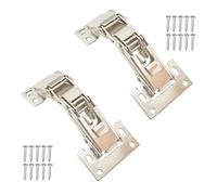 Qrity 2 Piezas Bisagra de 150 Grados, Bisagras Interiores para Puertas de Armarios, Bisagras de Muebles, Sin Cierre Automático, para Armarios, Muebles