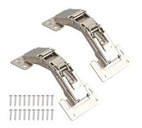 Qrity 2 piezas Bisagra de 150 Grados, Bisagras Interiores para Puertas de Armarios, Bisagras para Muebles de Cocina, con Tornillos, para Armarios, Muebles