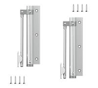 Qrity 2 Piezas Cierrapuertas, Cierrapuertas Automático Ligero, Cierrapuertas Ajustable para Comercial Residencial, Soporte Hasta 25kg