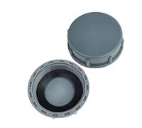 Qrity 2 Piezas de Fregadero de Cocina, Tapa Ciega para Tubería de Desagüe, Rosca Hembra, Tapa de Tubería de 56 mm G2" para Sellar Juntas y Extremos de Tuberías