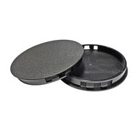 Qrity 2 Piezas Tapas de Plástico 90mm, Tapas para Agujeros, Tornillos Embellecedor Cubre, Negro, Tapones Ciegos, Tapones para Agujeros de Perforación para Muebles, Paredes, Armarios