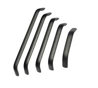 Qrity 2 Piezas Tiradores de Arco, Tiradores de Puerta de Cajón de Cocina de Aluminio Sólido, Centro del Orificio 288mm, para Armario de Muebles de Baño de Dormitorio