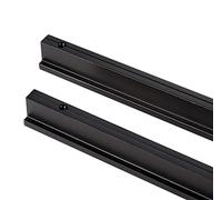 Qrity 2 Piezas Tiradores Manija de Armario Manija del Gabinete Longitud Total 600 mm, Negro