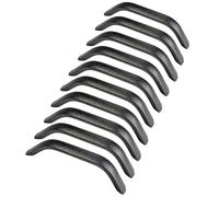 Qrity 20 Piezas Tiradores de Arco, Tiradores de Puerta de Cajón de Cocina de Aluminio Sólido, Centro del Orificio 128mm, para Armario de Muebles de Baño de Dormitorio