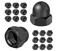 Qrity 20 Piezas Tuercas Ciegas Hexagonales M5 Acero al Carbono