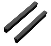 Qrity 2x Gabinete Manija de la Puerta de Aluminio Armarios Tirón de la Manija Conjunto Hogar Muebles de Cocina Hardware Perillas (160mm)