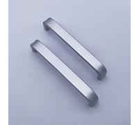 Qrity 2x Perillas de aleación de aluminio Armario de cocina Armario Cajón Tiradores Tirador (128MM) + Tornillos