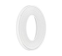 Qrity 3/8" Tubo de Agua, 2 Metros Manguera de Suministro de Agua, Tubería de Agua Flexible para Sistemas de Ósmosis Inversa, Refrigeradores