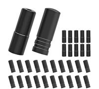 Qrity 30 Piezas Tapas de Extremo de Cable de Bicicleta, 20 Unidades para Tapas De Cable Para Cambio De Bicicleta de 4 mm, 10 Unidades para Tapa De Cable De Freno de 5 mm
