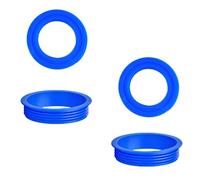 Qrity 4 Piezas Arandelas de Sellado de Silicona, Silicona Junta Tórica, Juego de Juntas de Repuesto para Núcleo de Drenaje de Piso, Diámetro Interior: 38MM