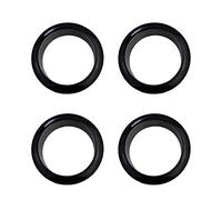 Qrity 4 Piezas Escritorio Tapa Cables Mesa Redondo 25 mm/1 Pulgada Diámetro de Agujero de Montaje Pasacables Tapa de Ojales de Escritorio de Plástico para Mesa de Ordenador