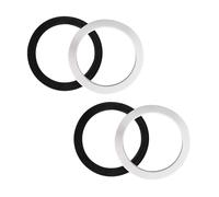 Qrity 4 Piezas Junta de Sellado de Anillo Juntas Tóricas para Fregadero, para Qrity 110mm Residuos Cesta Colador (ASIN # B06XBSS8QJ & B0725M4MY4 & B07DPPGWBQ)