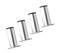 Qrity 4 Piezas Patas de Muebles Armario de Aleación de Aluminio Patas de Cocina Sofá Mesa de Metal 100mm