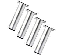 Qrity 4 Piezas Patas de Muebles Armario de Aleación de Aluminio Patas de Cocina Sofá Mesa de Metal 180mm