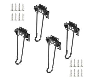 Qrity 4X Patas de Mesa Plegables de 20 cm para Mesa de Camping Plegable de Bricolaje portátil, Mesa de Ordenador portátil para cocinar al Aire Libre