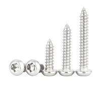 Qrity 50 Piezas Tornillo Autorroscante M4x20mm, Tornillos de Cabeza Redonda Torx de Acero Inoxidable, para Mantenimiento del Hogar, Decoración