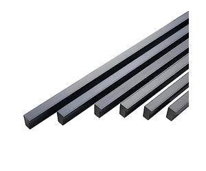 Qrity 6x Manillas Tiradores Manija de Armario Manija del Gabinete Distancia de Agujeros 320mm (Longitud total 330mm), Negro