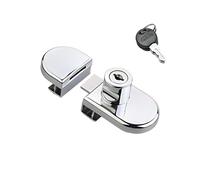 Qrity Cerradura de gabinete de vidrio Cerradura de gabinete de vino, sin taladro, para vidrio de 5 a 8 mm de espesor, vitrina, exhibición de centro comercial, vidrio, puerta de joyería