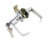 Qrity Cerradura de Puerta con Llave para Cerradura de Puerta Izquierda o Derecha, Dormitorio, Acceso, Puerta de Entrada