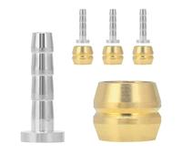 Qrity Juego de 4 Unidades de Insertos y Olivas para Frenos de Disco, BH90 Inserto Oliva de Freno para Bicicleta para Línea de Freno