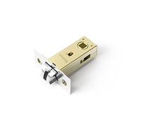 Qrity Perno Tubular de 45 mm, Perno de Tenon de Horquilla, Puerta Interior con Panel de Acero Inoxidable, Manija de Puerta de Palanca