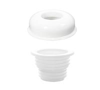 Qrity Tubo de Drenaje Anillo de Sellado Desodorante, Sellado Anillo de Sello de Alcantarillado, con Funda Decorativa, Adecuado para Tubos de Bajada de PVC de 50 mm