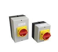 QRJAZHNTP 1 Uds Interruptor aislador eléctrico Giratorio IP65 25A-63A 3P/4P(4 POLES-25A)