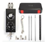 QRP - Antena de onda corta de 1,8 a 30 MHz en miniatura para radio jamón al aire libre, impulso de señal aérea de 123 mm, color negro