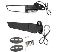 QRPTMBNF Espejo retrovisor giratorio Compatible con Yamaha R15 | Modified Adjustable Compatible con Yamaha R15, R25, R3, R1, R6 2000-2020(Small With Light)