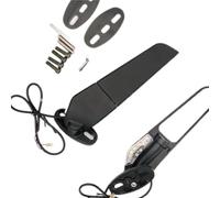 QRPTMBNF Espejo retrovisor giratorio Compatible con Yamaha R15 | Modified Adjustable Compatible con Yamaha R15(Large With Light)