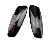 QRPTMBNF Intermitente dinámico luz Compatible con Peugeot 207, 308, RCZ | LED Dynamic Blinker Side Marker Light Compatible con Peugeot Citroen, C3, C4, C5, DS3, DS4, 3008, 5008(Smoky black)