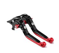 QRPTMBNF Palanca de freno y embrague Compatible con Honda | Compatible con Honda Forza 250/300/350/NSS350/NSS750/FORZA350/FORZA250 2016+(Black-Black-Red)
