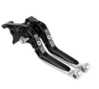 QRPTMBNF Palanca de freno y embrague Compatible con Honda | Compatible con Honda Forza 250/300/350/NSS350/NSS750/FORZA350/FORZA250 2016+(Black-Black-Silver)