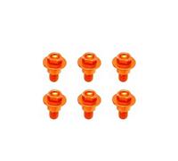 QRPTMBNF Tornillos para protector de horquilla Compatible con KTM SX, EXC | Fork Guard M6*12 Compatible con KTM XC 125-530 2000-2022(Orange)