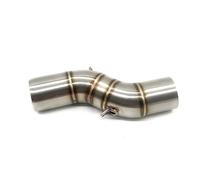 QRPTMBNF Tubo de conexión de interfaz Compatible con Benelli TRK 502X | 51mm Interface Middle Link Pipe Slip-on Connect Muffler Compatible con Benelli TRK 502X 2018+