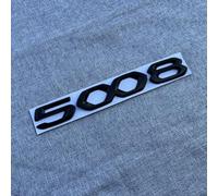 QRSWEWPA Coche Emblema Etiqueta Engomada para Peugeot,Metal Insignia 3D Cromado Coche Pegatina,X