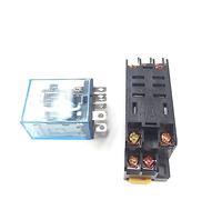 QRUYHBAJU 5 uds HH62P HHC68A-2Z Micro Mini relé electromagnético electrónico 10A 8PIN Bobina DPDT con Base de Enchufe DC12V 24V AC110 220V(DC 12V)
