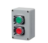 QRUYHBAJU El símbolo de Flecha Indica el Interruptor de Caja de Botones Impermeable momentáneo de reinicio automático de Inicio y Parada, Parada de Emergencia, Caja de Control Industrial(45697)