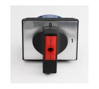 QRUYHBAJU Interruptor de Leva Giratorio Universal LW26-20 C04/2, pulsador Simple, candado, Corte de energía, 20 A, 690 V, Control Principal, Motor, Contacto Plateado
