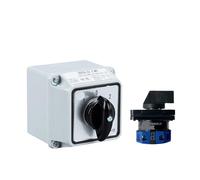 QRUYHBAJU Interruptor de Leva rotativo YMW26-20/1M, Impermeable IP65, Circuito de Control de conmutación, 690 V, 20 A, unipolar, con Caja Protectora, LW26, LW28, LW39B(01)
