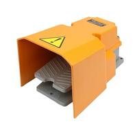 QRUYHBAJU Interruptor de pie LTH-1/6, Carcasa de Aluminio, Piezas for máquinas Herramienta, Punta Plateada, Interruptor de Pedal de reinicio Industrial for energía eléctrica