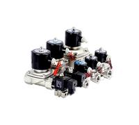 QRUYHBAJU Válvula Solenoide de Acero Inoxidable 304, válvula de Agua 2S, Control de válvula de Gas 2W200-20, 2W025-08B AC220V 2W160-15B DC12V 2W040-10B DC24V(2w040-10b Dc12v)