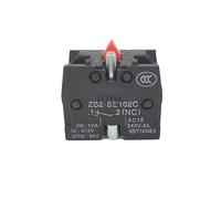 QRUYHBAJU XB2-EA42 XB2-EA31 XB2-EA3311 XB2-EA3341 XB2-ED21 XB2-EA3331 Pulsador Plano de reinicio automático momentáneo con Interruptor de Marca de 22 mm, 1 NC/1 NO(Red Contact NO)