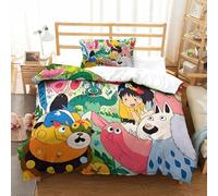 QRWEW Graffiti Juego De Funda Nórdica De Funda De Edredón De Microfibra Funda De Edredón 3D con Juego De Fundas De Almohada para Niños,Adultos con Cierre De Cremallera Suave Single(135x200cm)