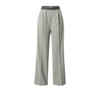 QS Pantalón de pinzas ecru / amarillo / negro 34 ecru / amarillo / negro