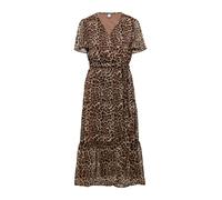 QS Vestido beige / marrón / chocolate 38 beige / marrón / chocolate