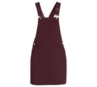 QS Vestido Corto con Peto de Pana, 3900_Burdeos, 46