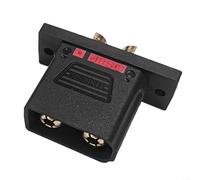 QS8P-S - Juego de conectores de batería de alta corriente (130-180 A, conector y hembra para drones, vehículos eléctricos con sistema de bloqueo protegido contra chispas), color negro