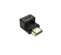 QSBVSO Adaptador de conector Hdmi- Cable compatible 90 ángulo de esquina dejado hacia arriba hacia abajo hacia abajo el extensor hembra masculino, M~ni/micro a HDMI Extensión(Down HDMI M-F)